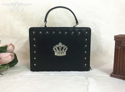 Loris - Gothic Lolita Handbag Crown Bag balck (light)
