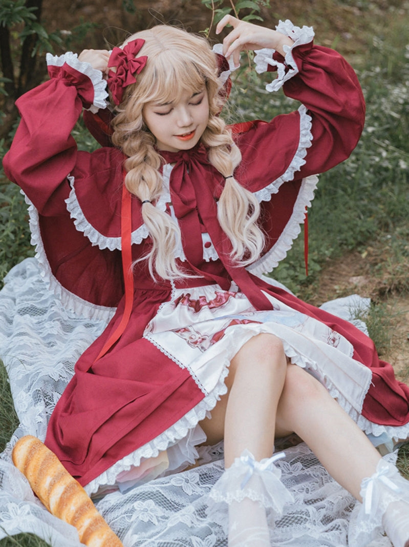 Eieyomi - Little Red Riding Hood - Sweet Lolita JSK Dress