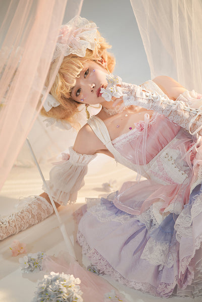 (BuyForMe) Half Sweet Lolita~Rose Memoir~Hot Girl Lolita JSK   