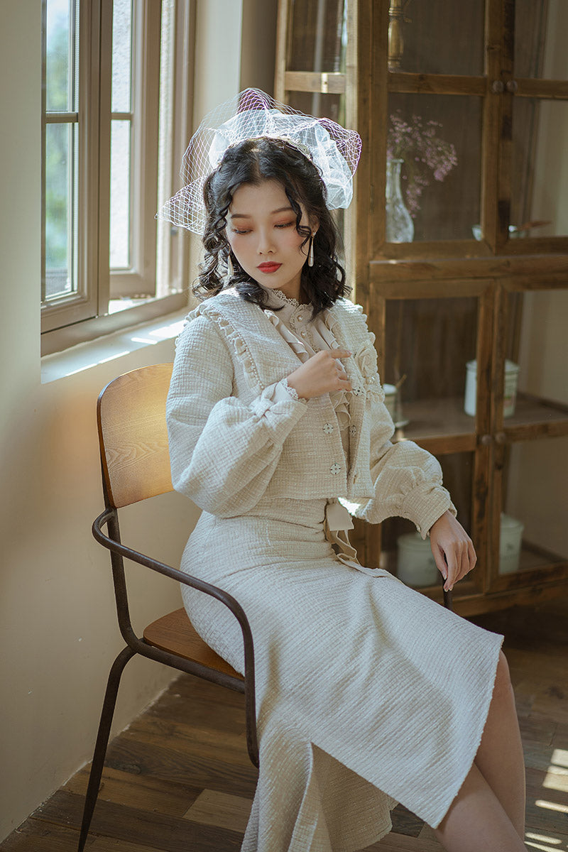 ZeeYe~French Romantic Irregular Mermaid Lolita Skirt   