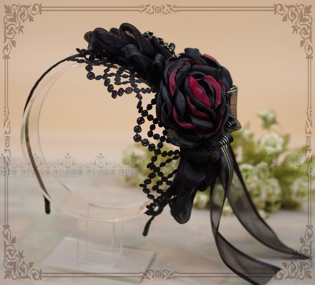 Rose of Sharon~Rose Ribbon Lace Lolita KC   