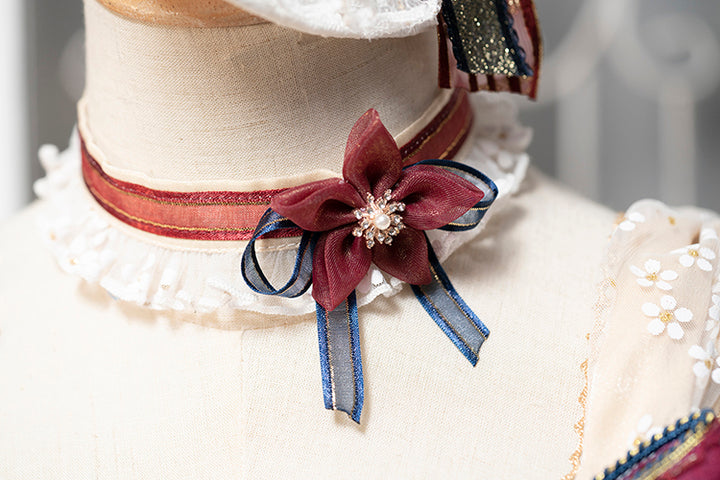 Fantastic Wind ~ Fairytale Embroidered Princess Lolita Hat