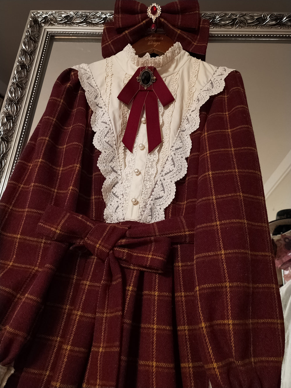 Plaid Vintage Classic Lolita OP – 42Lolita