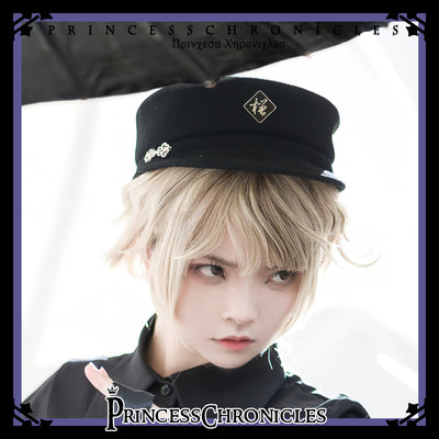 Princess Chronicles~Stars Orbit~Ouji Lolita Hat M（56-58 cm/22-22.8 inches)） black 