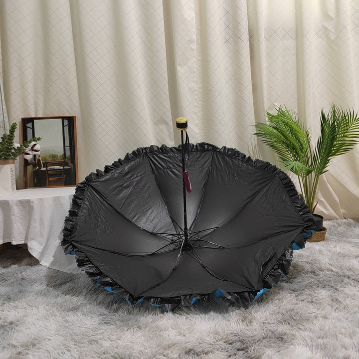 Foldable Flounce Princess Lolita Parasol   