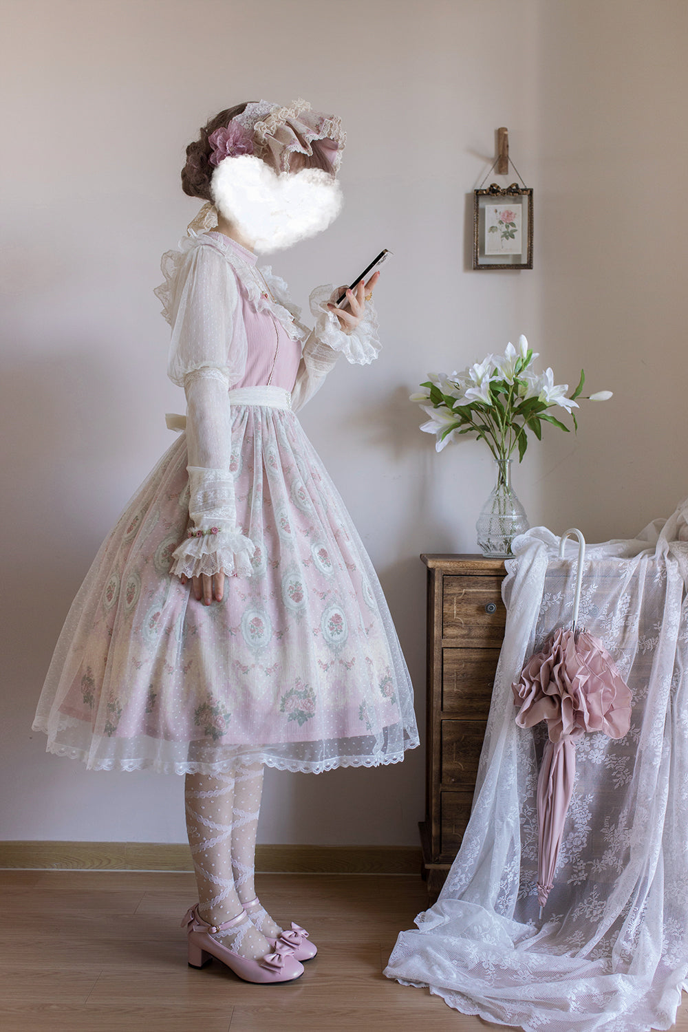 Miss Point~Elegant Lolita OP Dress Long Sleeve   