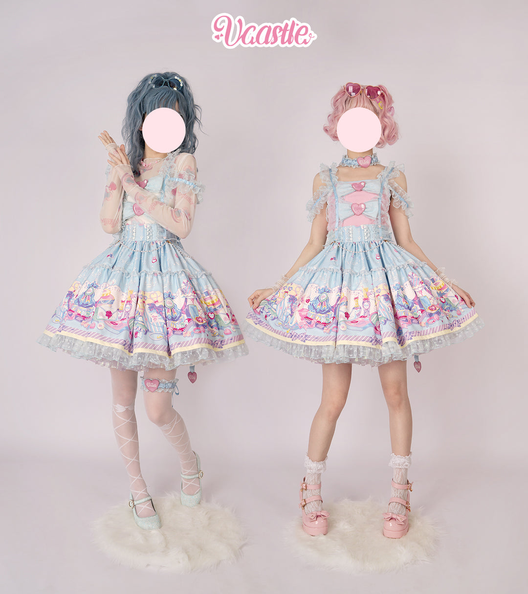 (Buyforme)Vcastle~Maiden's Treasure~Sweet Lolita Salopette and SK   