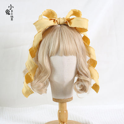 Xiaogui~Miss Furla~3D Bowknot Doll Lolita KC yellow  