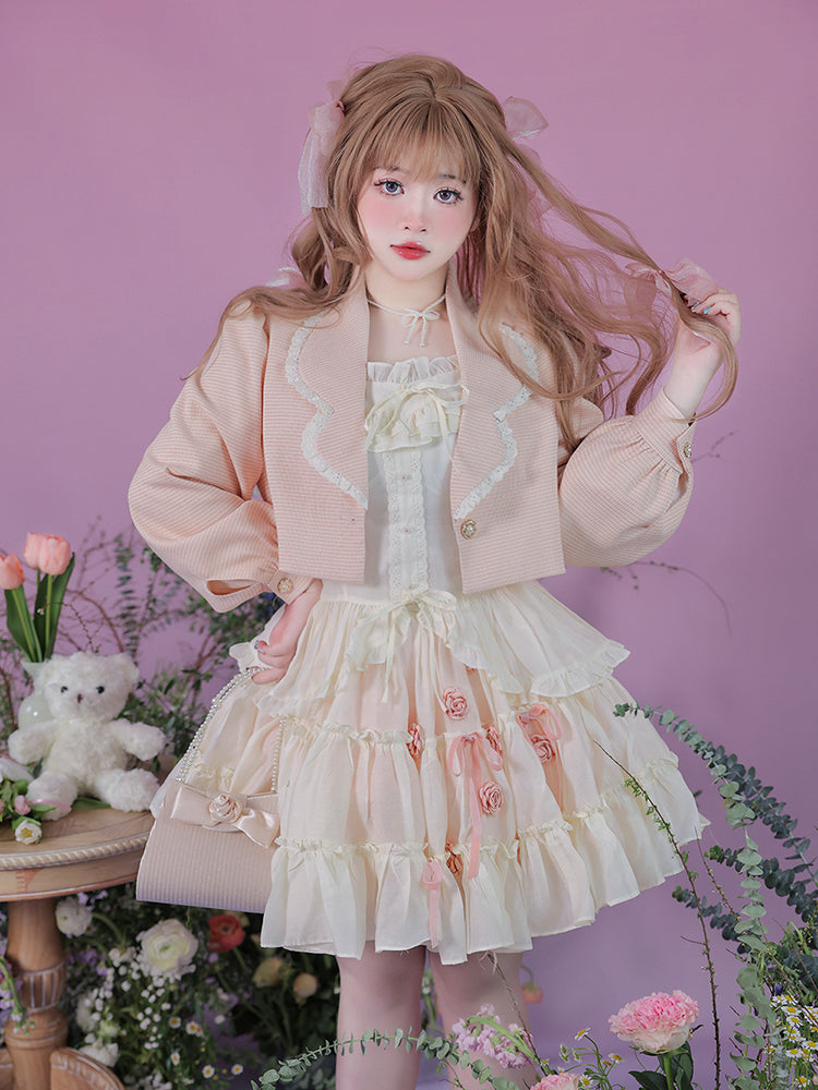HardCandy~Sweet Lolita Plus Size Off White Suit   