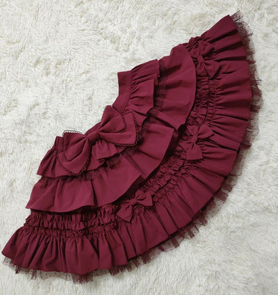 Your Princess~Sweetheart party~Sweet Lolita Skirt Suit S wine red skirt 