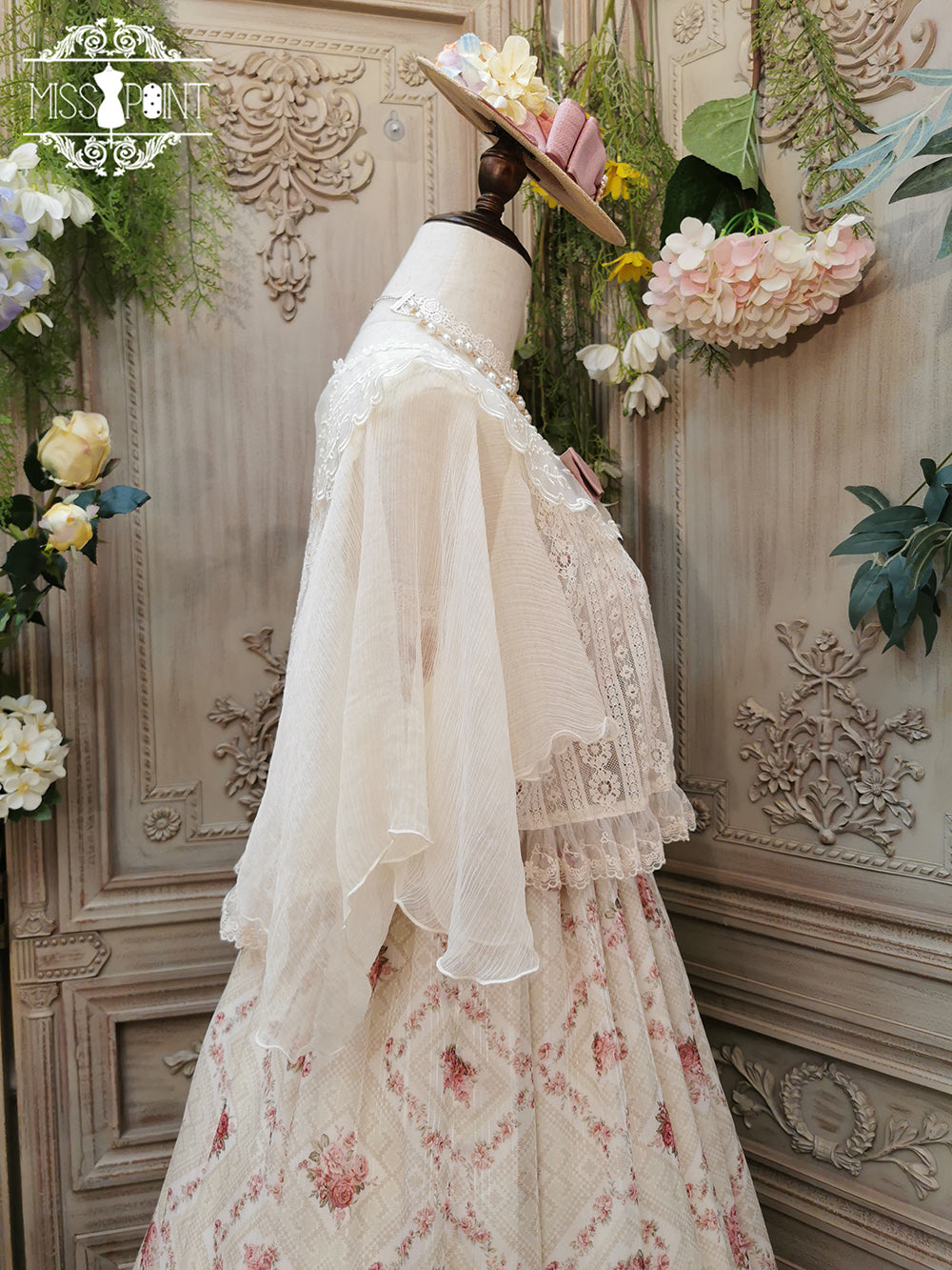 Miss Point - Woody Rose - Elegant Retro Lolita Blouse