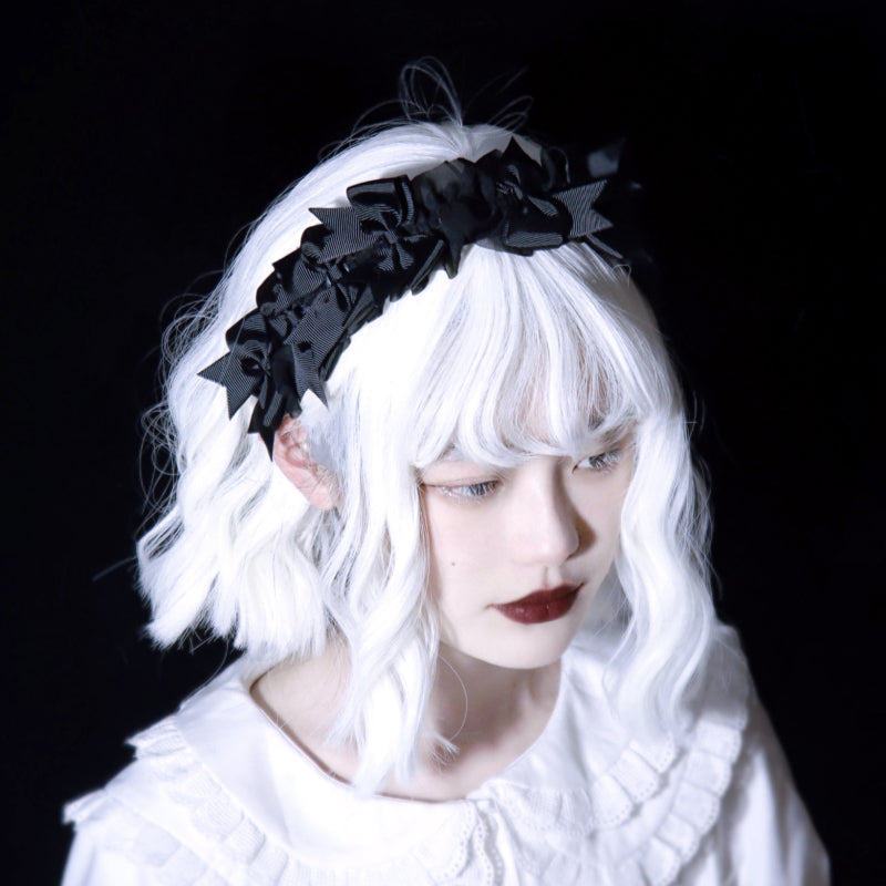 Strange Sugar - Gothic Lolita Lace organza KC Black KC (narrow trim)