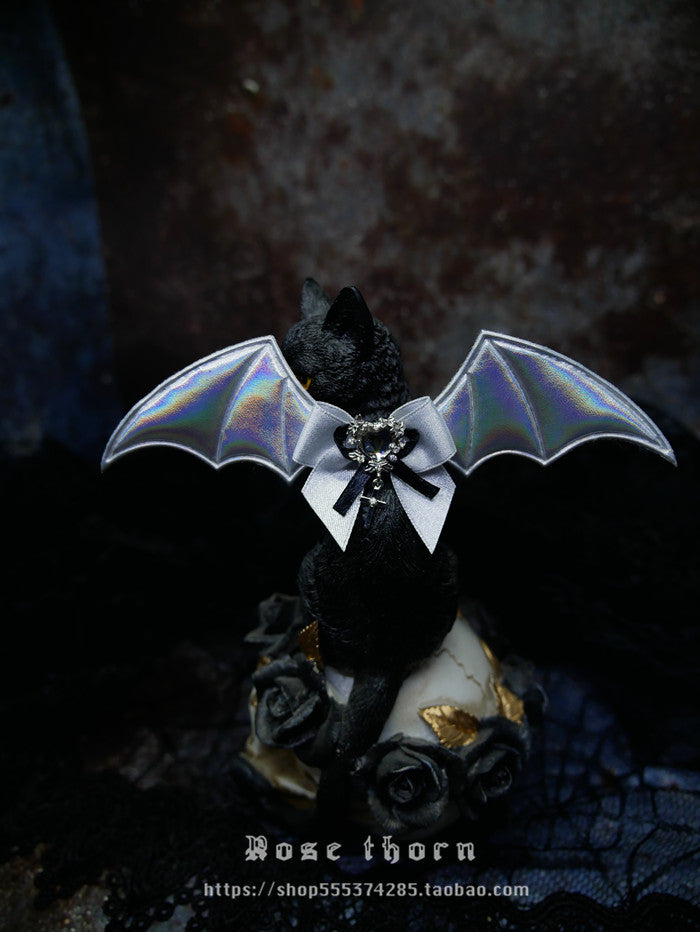 Rosethorn~Multicolors Gothic Lolita Little Bat Brooch Hairpin   