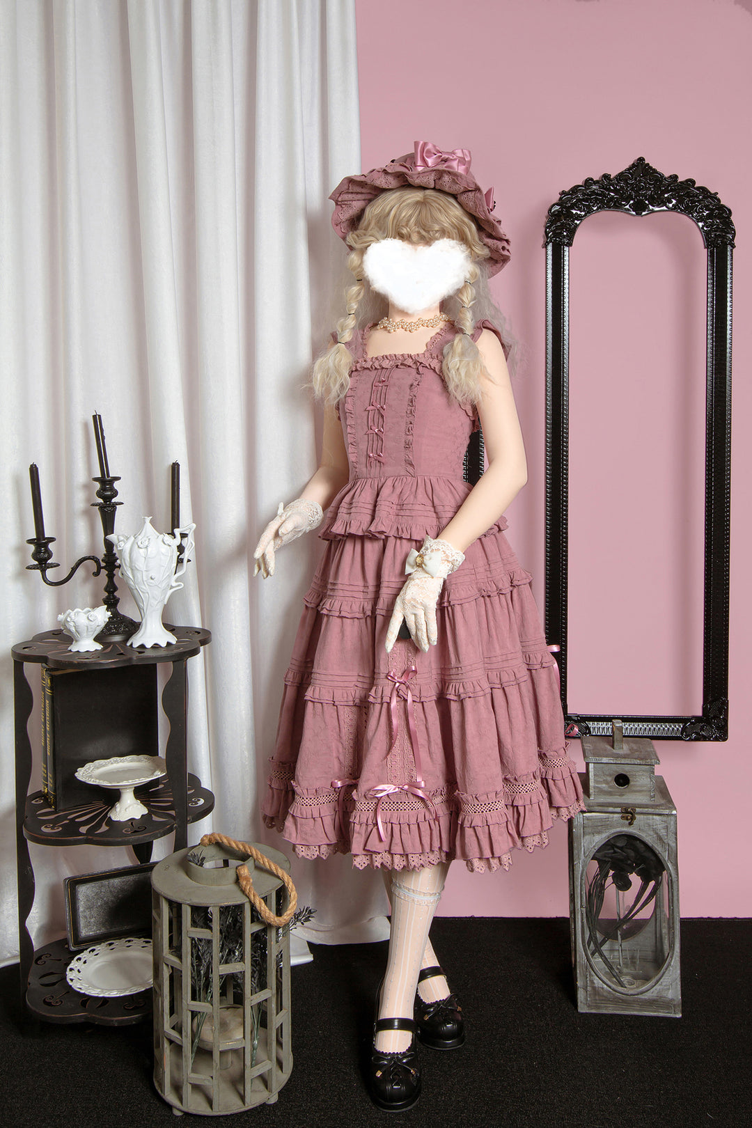 Little Dipper~Gone with the Wind~Tiered Ruffle Sweet Lolita SK Multicolors   