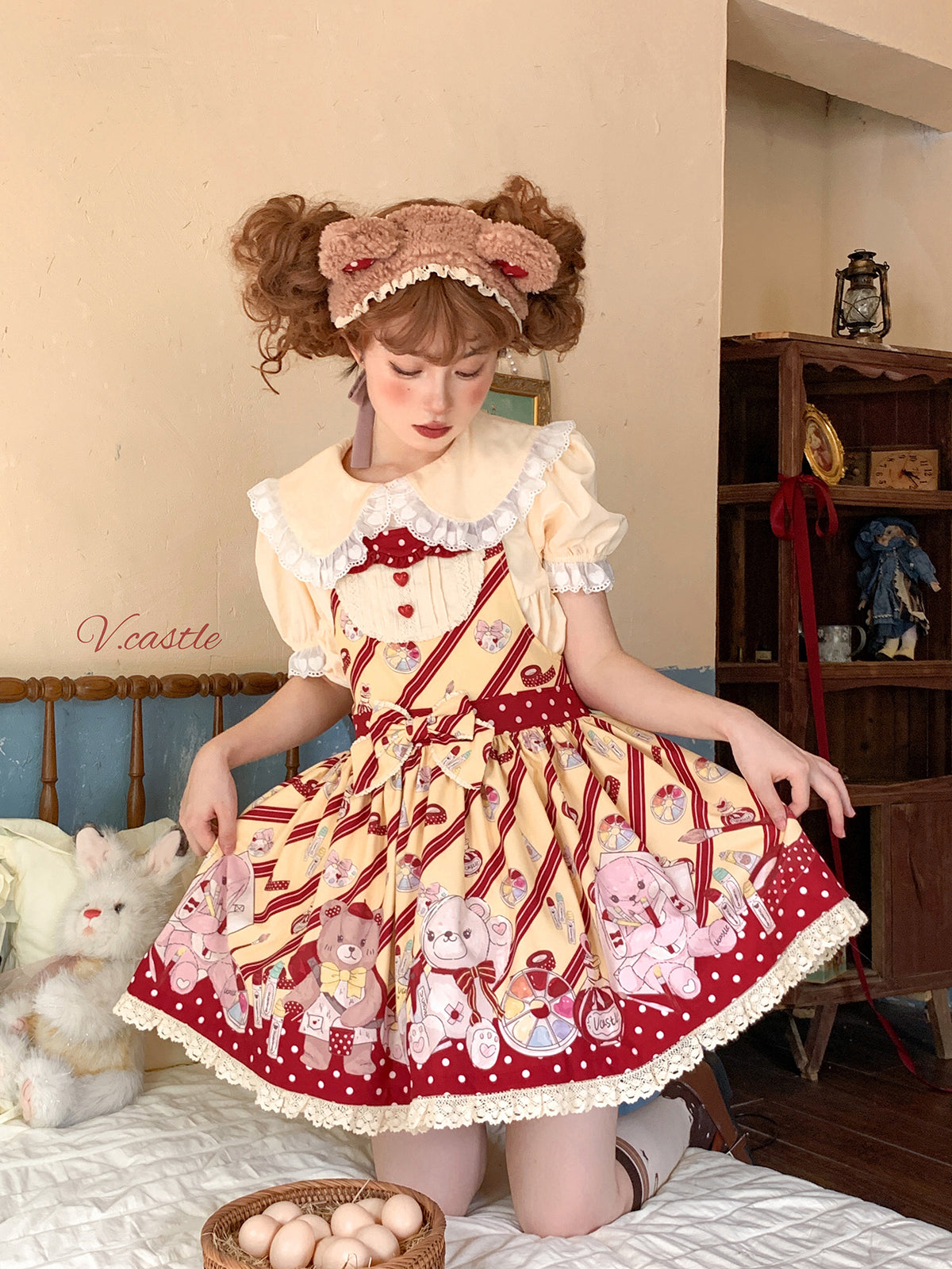 (Buyforme)Vcastle~Little Painter~Sweet Lolita Salopette   