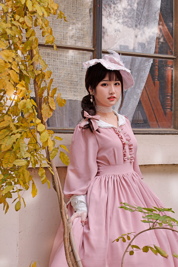Sweet Wood - Lola's Diary - Multicolors Classic Lolita Plus Size OP Dress