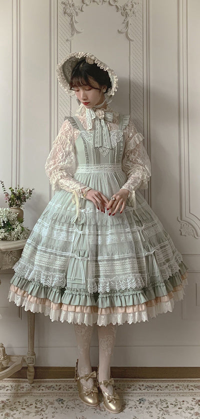 Alice Girl~Camellia Blooms~Elegant Lolita JSK Dress   