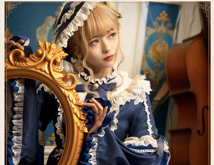 Cat Highness - Christmas New Year Han Lolita OP Dress
