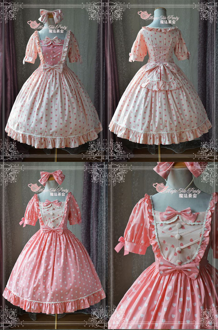 Magic Tea Party~Wish~Kawaii Cotton Lolita OP Dress   