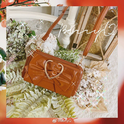 BerryQ~COCO~Sweet Lolita Handbags Multicolors Bows caramel color  