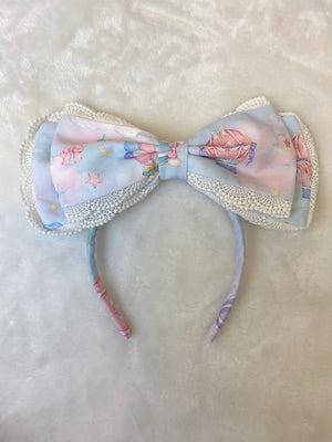DreamWhale - Sweet Lolita Accessory Puppy-themed Headdress blue KC In stock