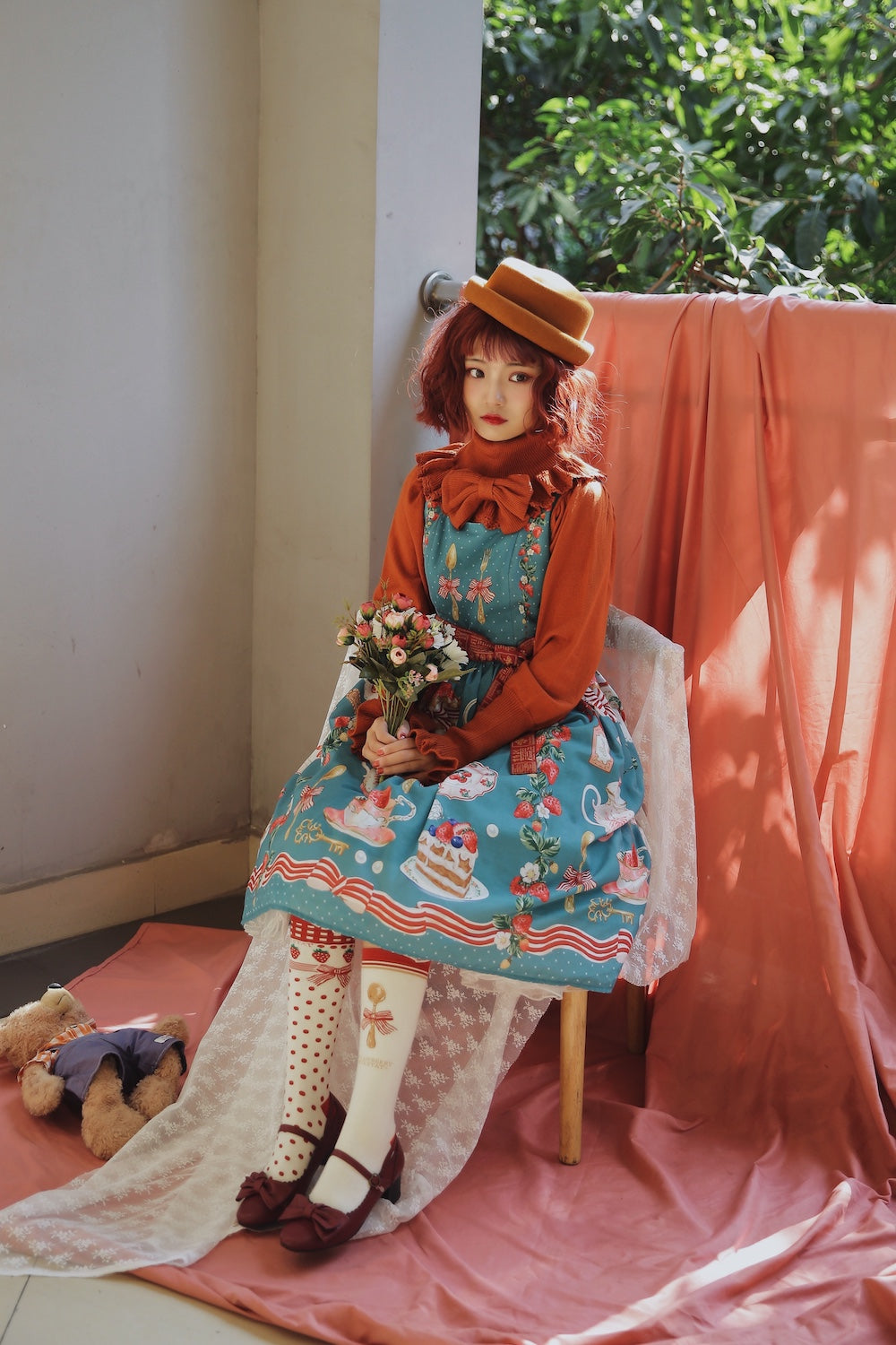 PPX STUDIO - Sweet Lolita Woolen Sweater Multicolors