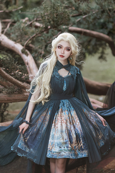 (Buy for me) FunCcino~Dense Forest Corridor~Elegant Lolita Jumper Dress   
