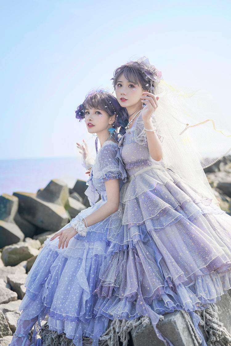 Fantastic Wind - Girl from the Deep Sea - KiraKira Chiffon Gauze Lolita OP