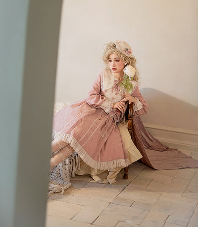 Alice Girl-Elegant Long Sleeve Lolita OP Dress   