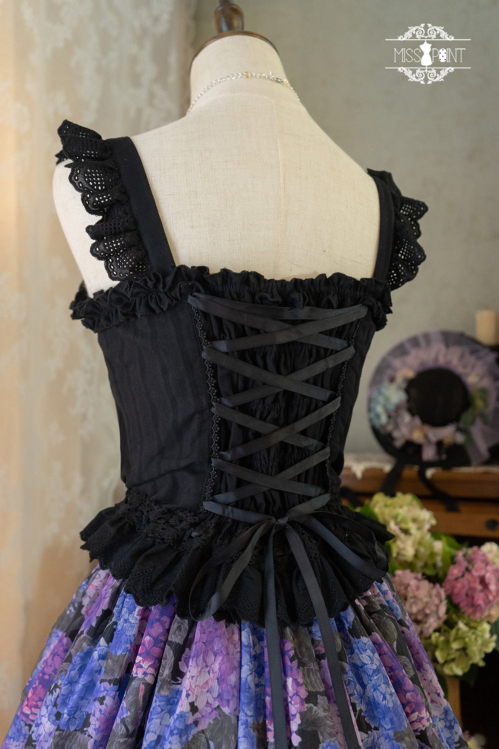 Miss Point~Midsummer Garden~Elegant Lolita Cotton Top   