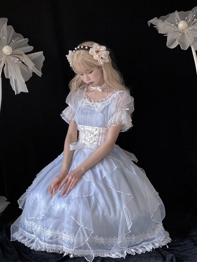 Your Princess~Mermaid Princess~ Lolita Short Sleeve OP Dress   