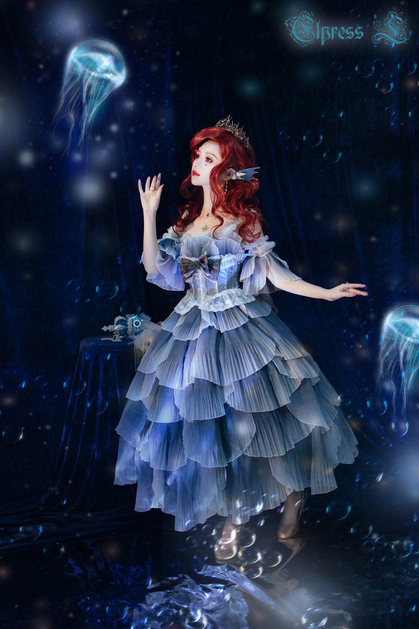Elpress L - Fish Scale - Elegant Lolita JSK – 42Lolita