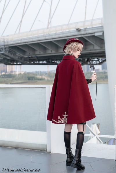 Princess Chronicles~Medieval Prince Embroidered Ouji Cape   