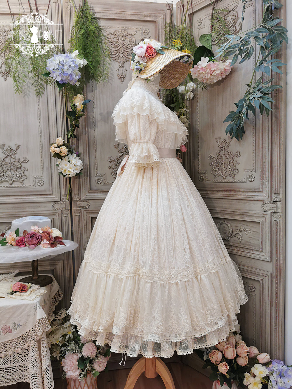 Miss Point~Woody Rose~Pure Color Lolita OP 352:63181