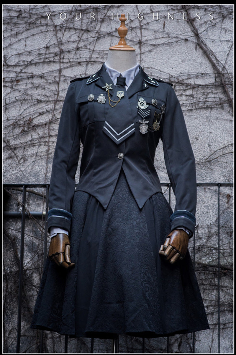 YourHighness~Judge's Oath~Gothic Lolita Cape Blouse SK Set