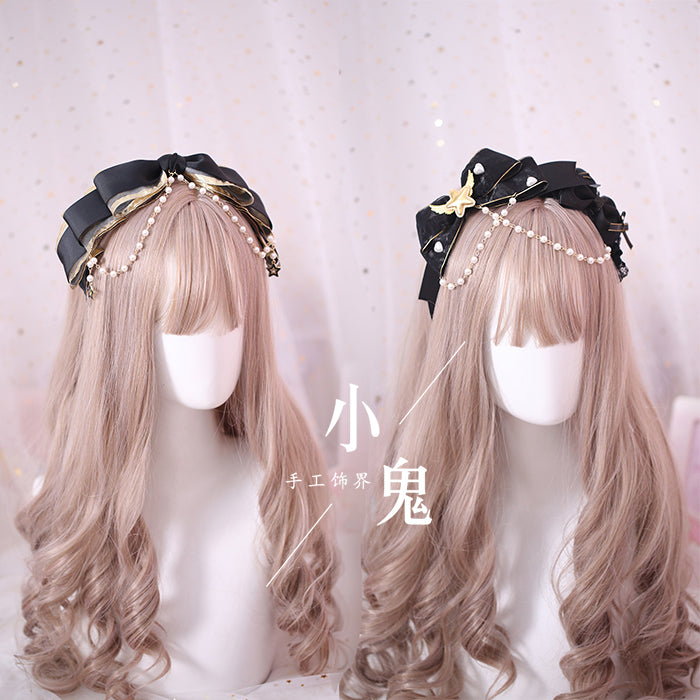 Xiaogui~Gothic Accessories Lolita Bow KC Hairclip   