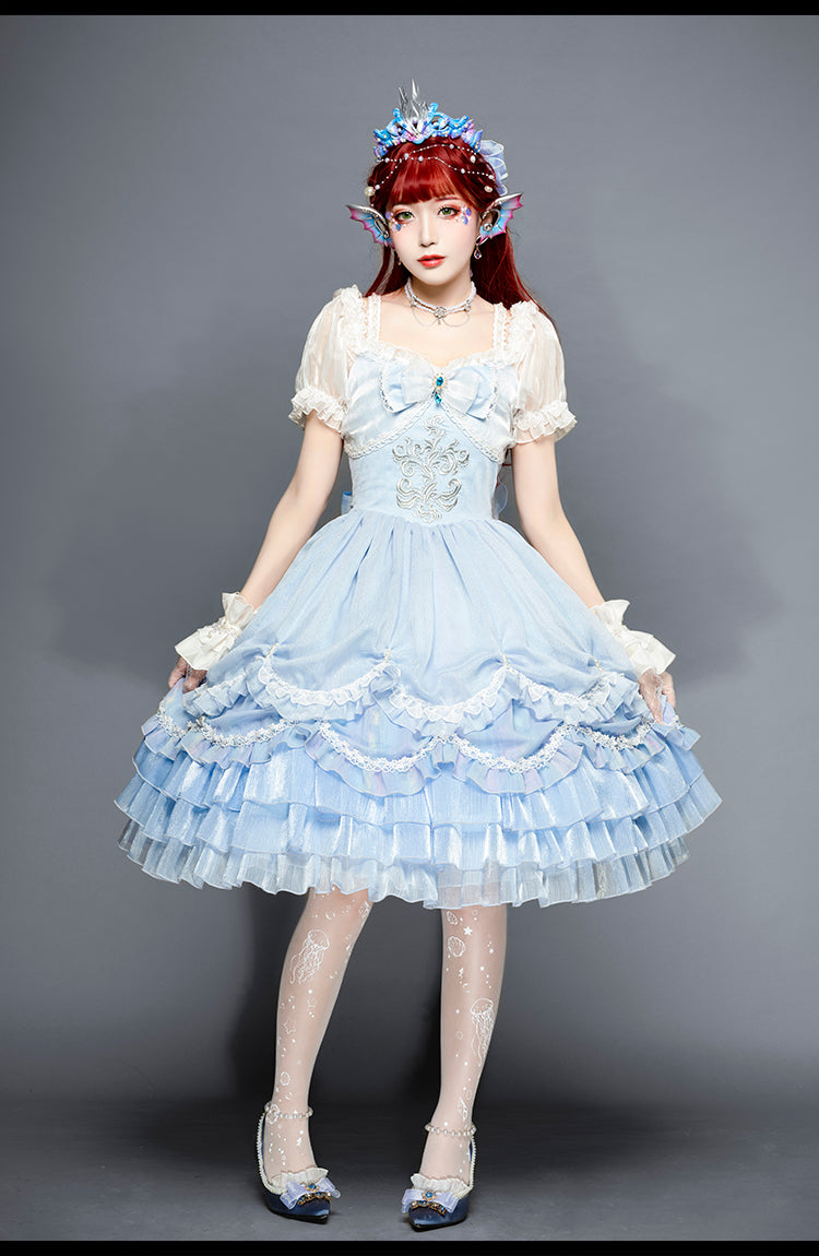 (Buyforme)Youpairui~Puffy and Violent Fishbone Clouds Lolita Petticoat   