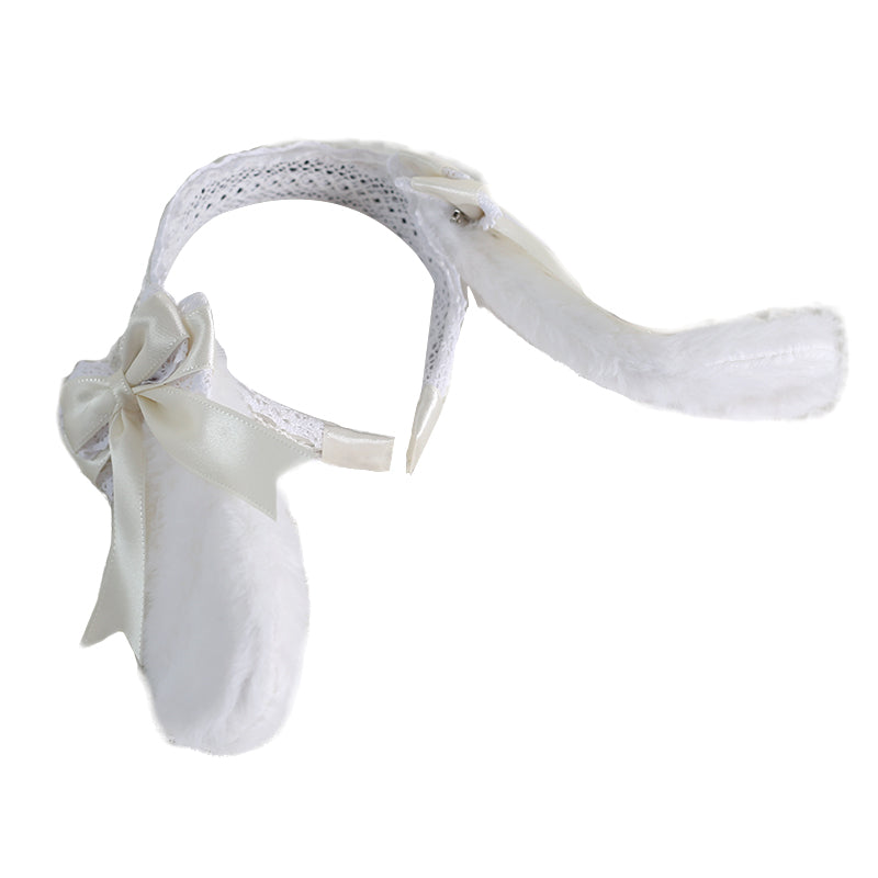 Xiaogui~Sweet Lolita Rabbit Ear KC Headband   