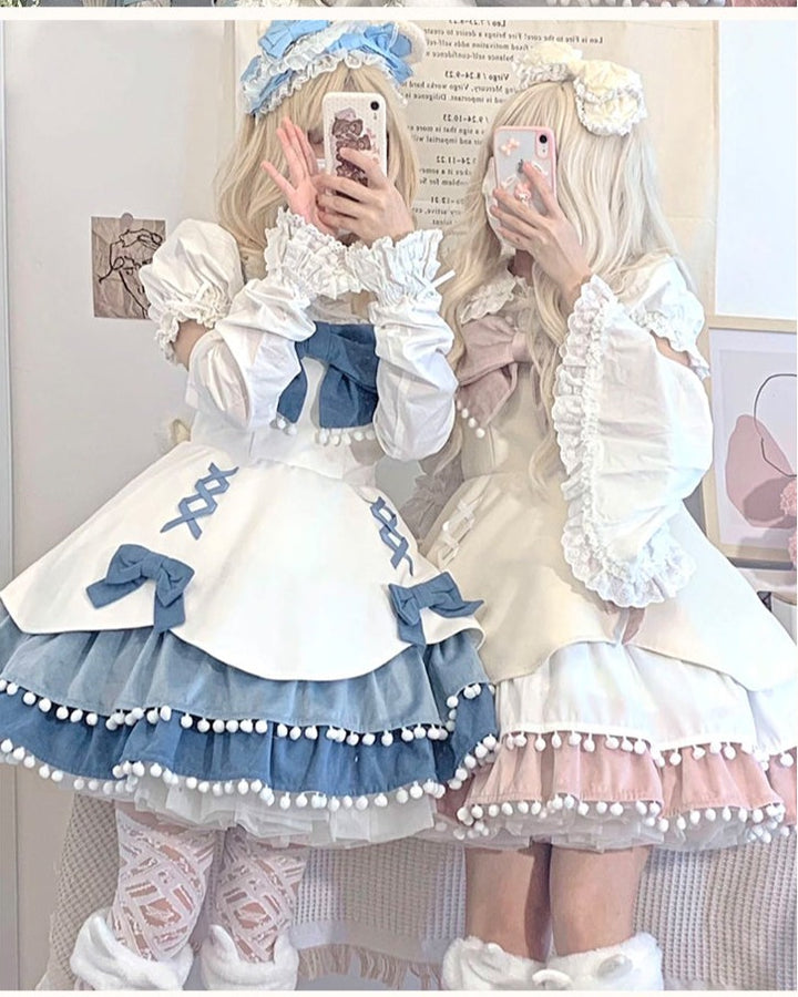 With PUJI~Confession Function~Wool Kawaii Lolita JSK   