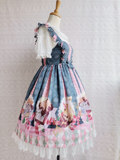Yilia~Chocolate Cat Lolita JSK Dress   