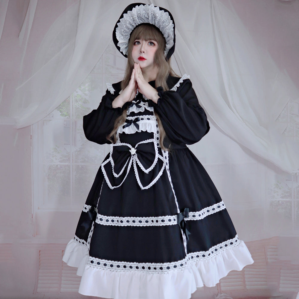 (BuyForMe) Rouroudream~Plus Size Lolita OP Dress Vintage Winter Dress   