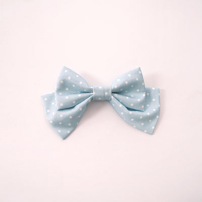 (Buyforme)Vcastle~Binary Star~Sweet Lolita Bow Accessory blue bow pin  (1 pcs only)  