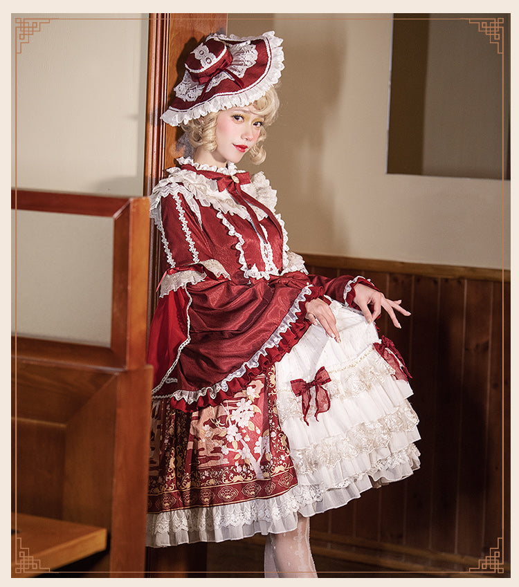 Cat Highness - Christmas New Year Han Lolita OP Dress