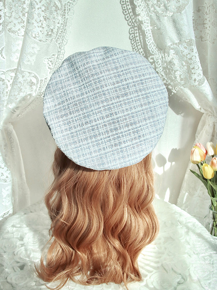 Alice Girl~Lady's Holiday~Elegant Lolita Beret Chanel's Style Hat   