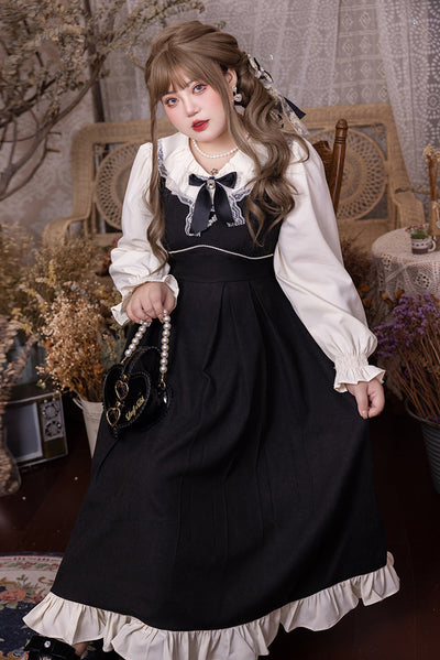 (Buy for me) Hard Candy~Plus Size Lolita French Retro Dress Set   