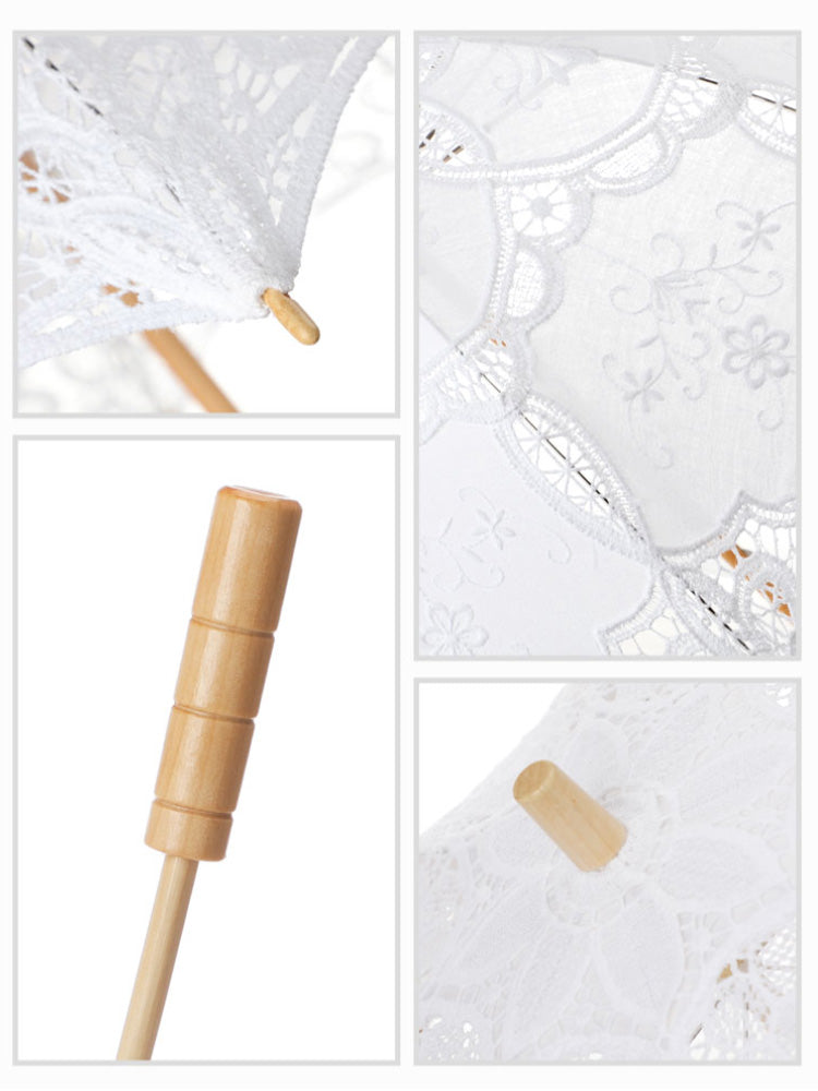 Hollow Lace Princess Lolita Parasol