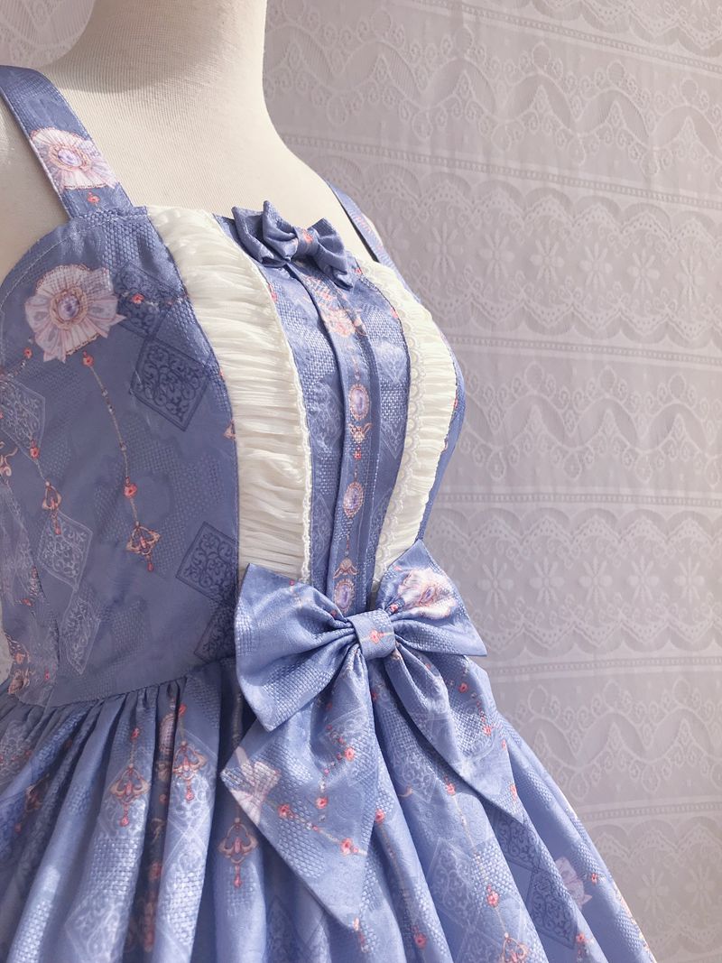 Yilia - Sweet Printing Winter Lolita JSK Dress