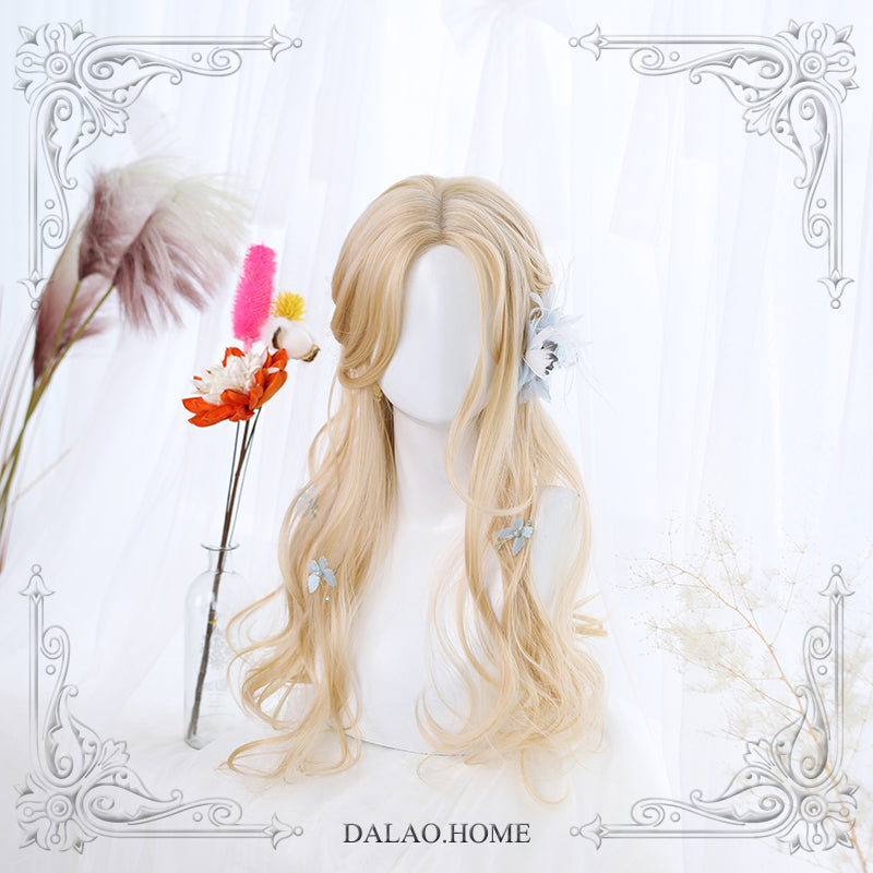 Dalao Home~Betsy~Sweet Long Curly Wigs   