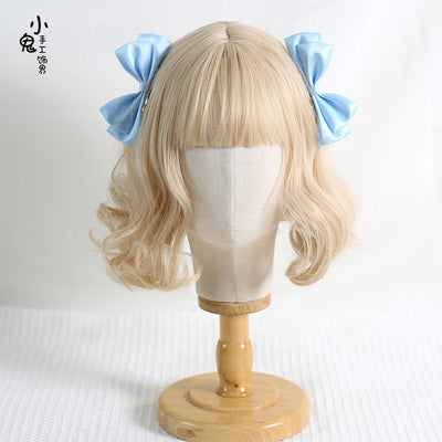 Xiaogui~Sweet Lolita Ponytail Lolita Bow Hair Clips   