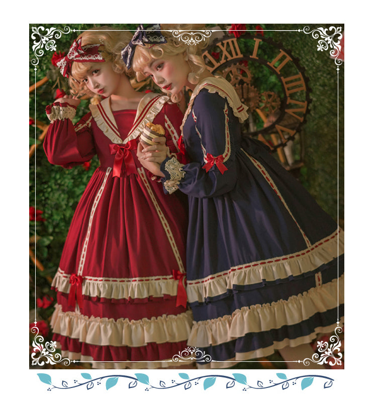 Eieyomi - Miss Betty - Vintage Princess Cotton Lolita OP Dress